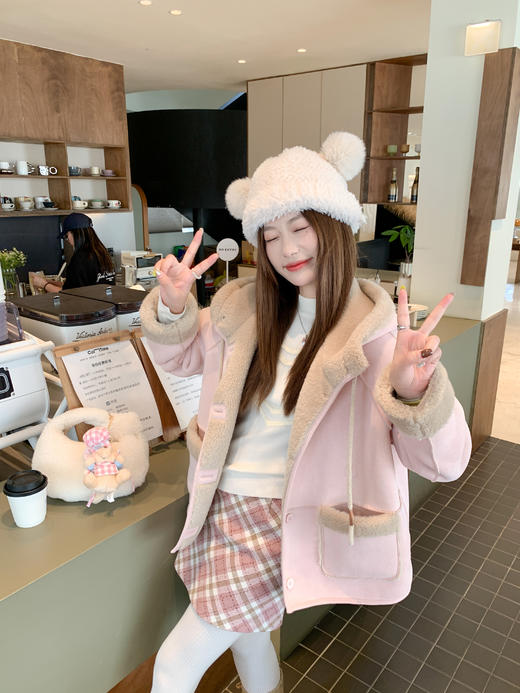 <曾小咸推荐>现货秒杀 ！微信超特价！麂皮内里羊羔毛外套 日常319.99 立减170 秒杀149.99！！ 商品图9