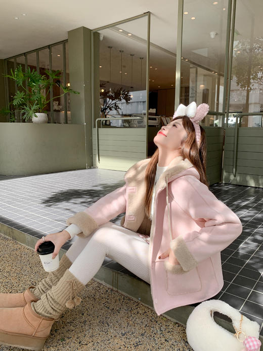 <曾小咸推荐>现货秒杀 ！微信超特价！麂皮内里羊羔毛外套 日常319.99 立减170 秒杀149.99！！ 商品图5