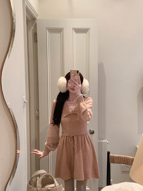 金蘑菇菇  日系女友感 娃娃裙 / 乖乖牌内搭针织裙