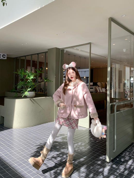 <曾小咸推荐>现货秒杀 ！微信超特价！麂皮内里羊羔毛外套 日常319.99 立减170 秒杀149.99！！ 商品图12