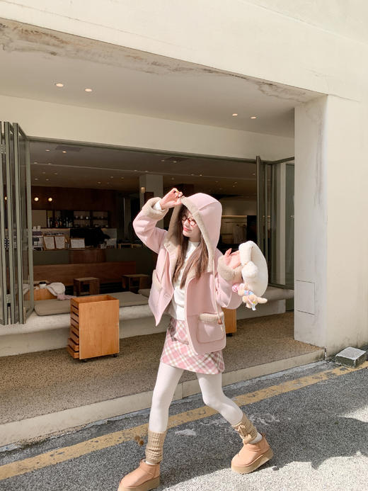 <曾小咸推荐>现货秒杀 ！微信超特价！麂皮内里羊羔毛外套 日常319.99 立减170 秒杀149.99！！ 商品图6