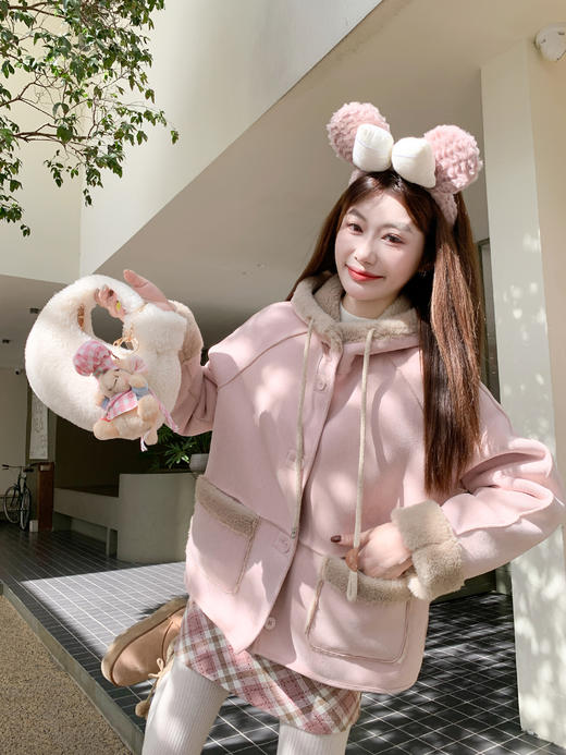 <曾小咸推荐>现货秒杀 ！微信超特价！麂皮内里羊羔毛外套 日常319.99 立减170 秒杀149.99！！ 商品图13