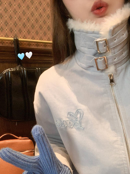 <曾小咸推荐>现货秒杀 ！微信超特价！韩系毛毛领灯芯绒棉服 日常299.99 立减130 秒杀169.99！！ 商品图14