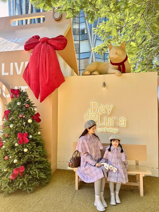 【春上新】8楼琳麦罗 LYNN&MILO 紫色可拆卸斗篷大衣 商品图4