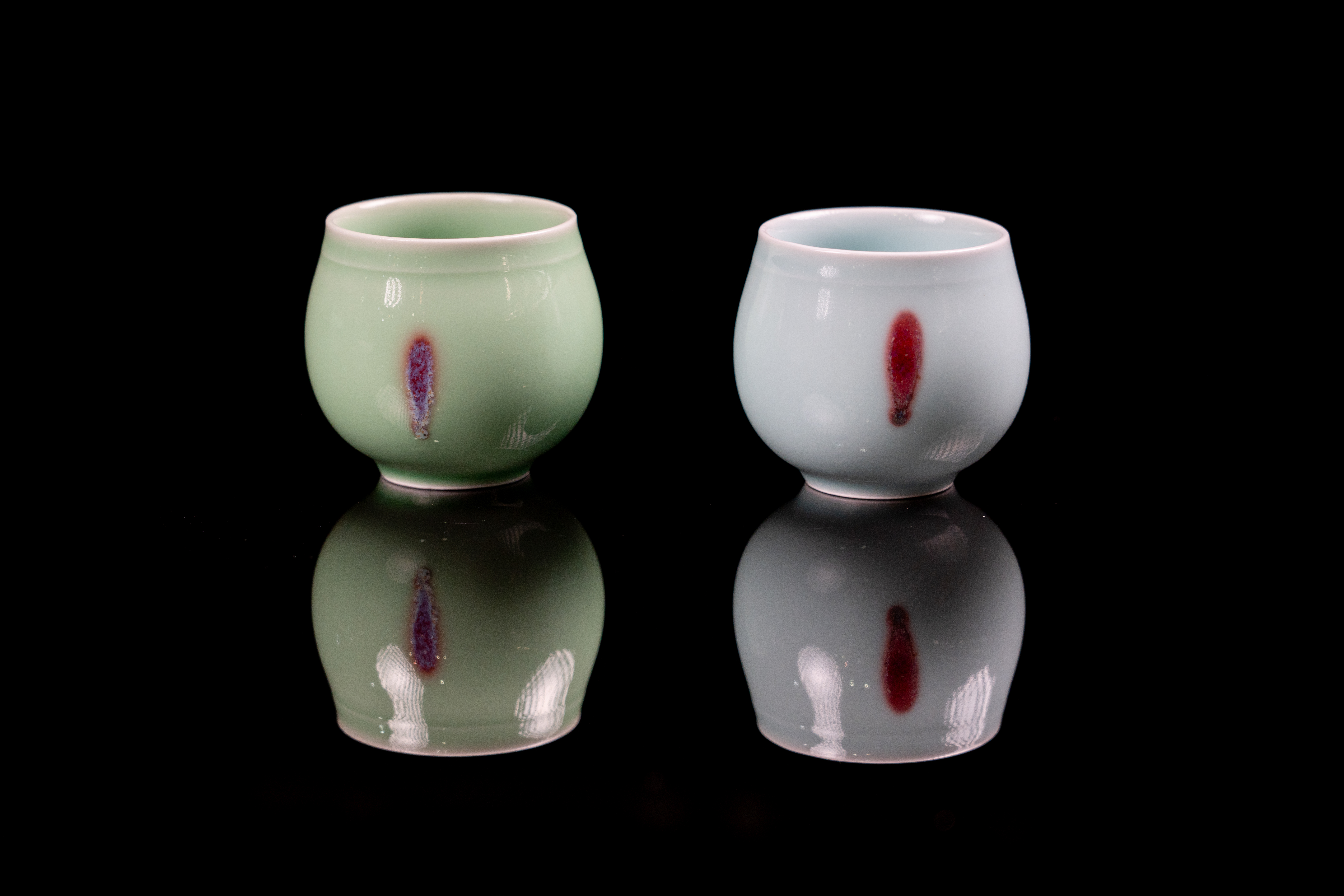 窑变龙胆·对杯