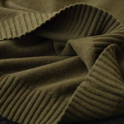 直发【JS3699142】 显白苔藓绿 V翻领针织毛衣 浓郁复古衬肤色 商品图6