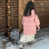 直发【喜慕7183】断码特价， 罗纹袖品女童中长款羽绒服，厚羽绒 商品缩略图4