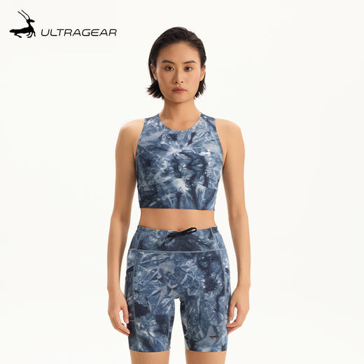 优极UG 流岚·女款爽滑短款跑步背心 商品图0