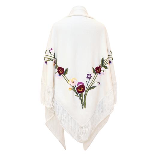 LX1825003手绣毛织披肩——定制款（预售15天） 商品图1