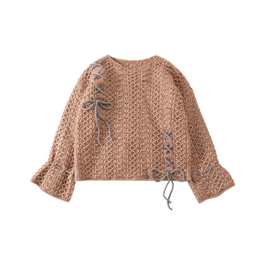 苏苏姐家初叙上衣手工diy钩针自制毛衣编织毛线团材料包 商品图4