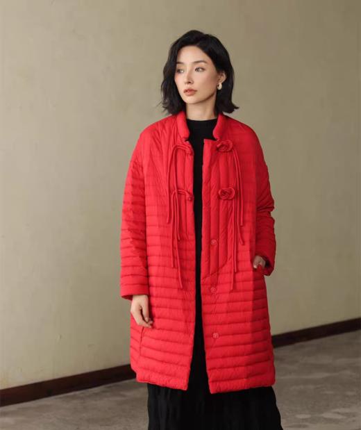 定制款国风小排骨白鸭绒羽绒服 商品图4