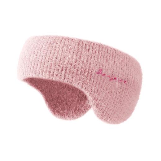 冬季保暖头带女仿水貂绒护耳头带女户外骑行运动发带女高弹发带男 商品图4