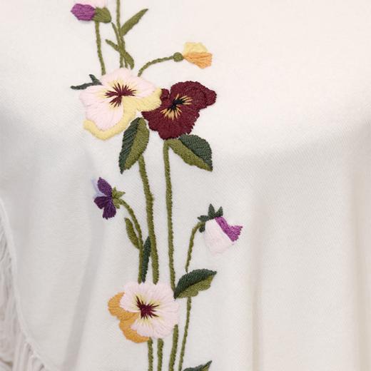 LX1825003手绣毛织披肩——定制款（预售15天） 商品图3