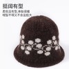 新款冬季户外帽子男复古提花渔夫针织帽女混纺羊毛防寒保暖帽子女 商品缩略图1