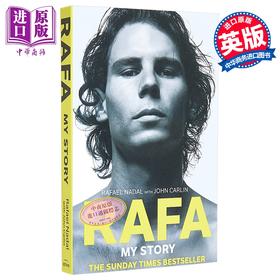 预售 【中商原版】拉法 纳达尔自传 英文原版 金满贯网球运动员 Rafa My Story B Rafael Nadal