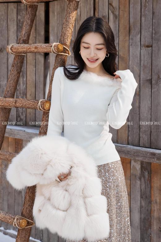 【门店同款】ENJOY冬季“相聚时刻”氛围感针织上衣 168794174 商品图4