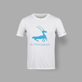 优极UG 男女款超轻速干大LOGO跑步短袖T恤