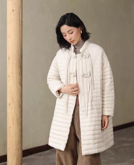定制款国风小排骨白鸭绒羽绒服 商品图0