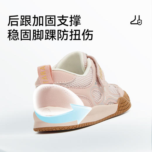 泰兰尼斯学步鞋男宝宝防滑软底机能鞋女童鞋子春季新款童鞋面包鞋T01T6A8555 商品图3