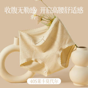 女士莫代尔性感蕾丝高腰收腹提臀繁花内裤三角裤2951