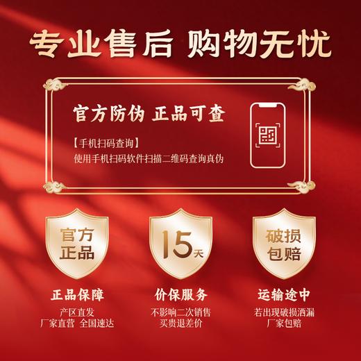 兰陵 2026马年生肖纪念酒「马跃东方」52度750mL浓香型白酒+53度750mL酱香型白酒 双瓶礼盒装 商品图2