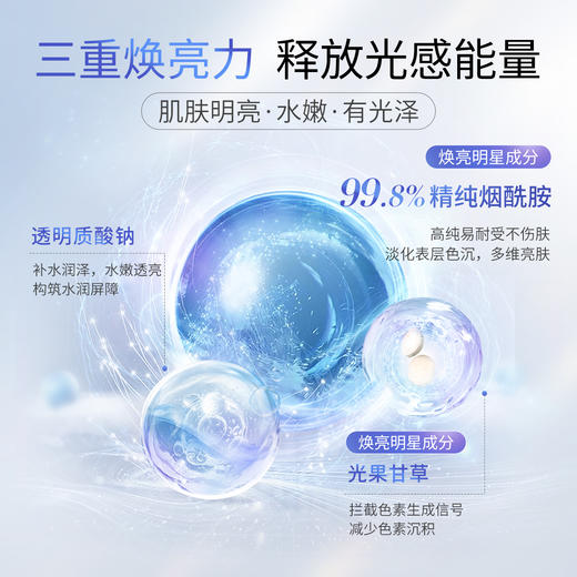 【老客专属福利】NACO烟酰胺星璨精华液1.5ml/支*28支/盒 高纯烟酰胺「发光瓶」   焕亮灯泡肌 商品图3