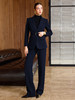 IWY/商务风藏青色西装套装女冬季新款收腰职业装通勤气质两件套工作服CP2579 商品缩略图2