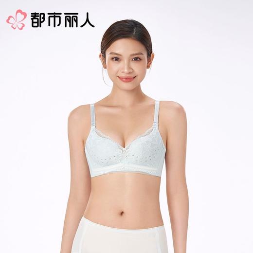 都市丽人女士内衣蕾丝文胸树脂胶圈三排四扣LBC8C3 商品图1