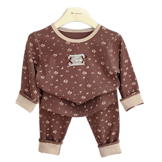 【79元起2套】【专柜大牌品质】280g儿童加厚羊毛拉架纯棉套装 双面针织秋衣秋裤套装 商品图4