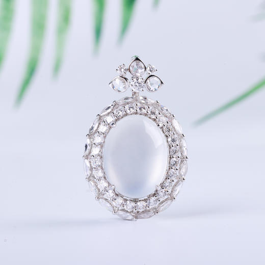 【璀璨星河】白蛋戒指挂坠两用款-GZ12406079 商品图0