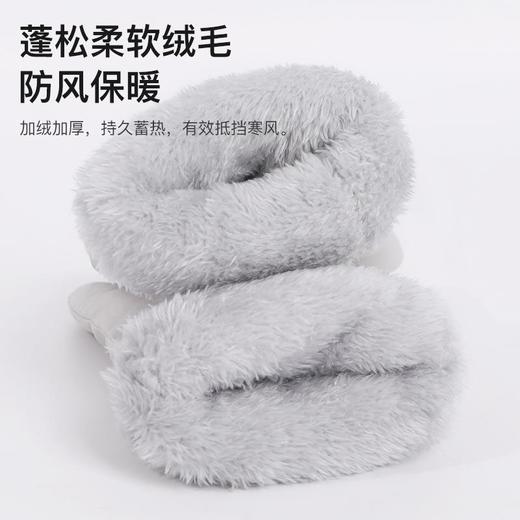 冬季加绒加厚户外防风骑行滑雪手套男厚绒毛保暖手套女触屏手套男 商品图1