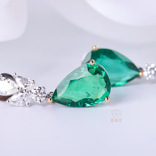 【翠梦】祖母绿耳坠-CB12409070 商品图4