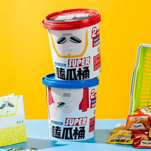 旺瓜磕瓜桶焦糖味+多味518g 商品图1