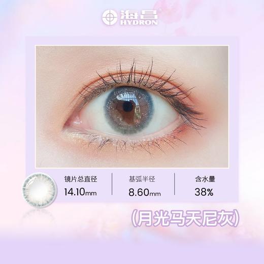 海昌隐形星眸瑷可半年（月光马天尼灰） 商品图1