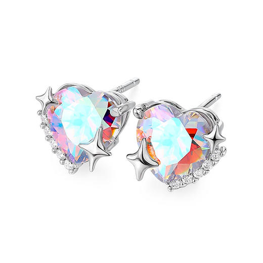 KADER卡蒂罗 心愿耳钉 925银耳饰女2023新款爆款小众设计高级感七夕礼物 商品图3