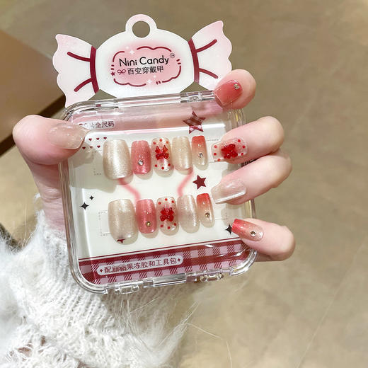 糖果妮妮心动满格穿戴甲-新年系列假指甲-纪念日百货门店同款168244519 商品图2