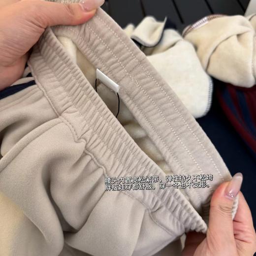 D122416宝妈必入！娃的秋冬神裤儿童加绒拉条裤 商品图11