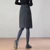 「自」全新升级【铂金会员146/天猫199/差价53】(14025)洛诗琳气质波点毛呢半身裙2025冬季高腰显瘦花边拼接包臀裙 商品缩略图3