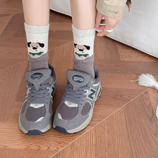 基础-简约躲猫猫女中筒袜子-纪念日百货门店同款168996737 商品图4