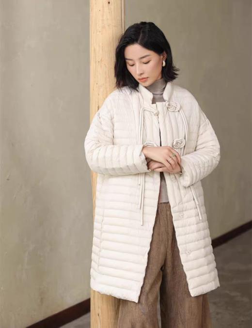 定制款国风小排骨白鸭绒羽绒服 商品图2