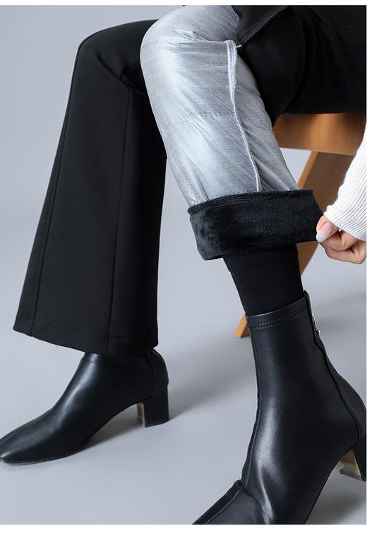 「老顾客福利—加厚保暖羽绒裤」气质高腰羽绒裤微喇橡筋腰鸭绒裤,修身小脚鹅绒裤 微喇+小脚两种裤型【5天左右发货】YD523840 商品图5