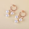 【玲珑星月】一耳三钳珍珠耳坠ZZ12504005 商品缩略图2