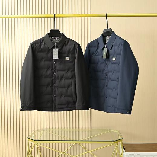 啊玛尼EA7 轻便保暖商务行政休闲纯色羽绒服外套 商品图0