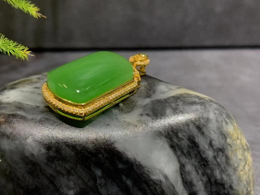 【御珠宫坊】金镶碧玉吊坠 商品图7
