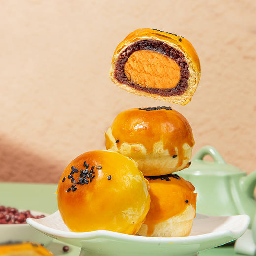 【河北帮扶】雅觅丨原味红豆蛋黄酥 360g 商品图2