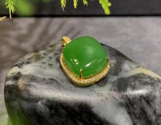【御珠宫坊】金镶碧玉吊坠 商品图4