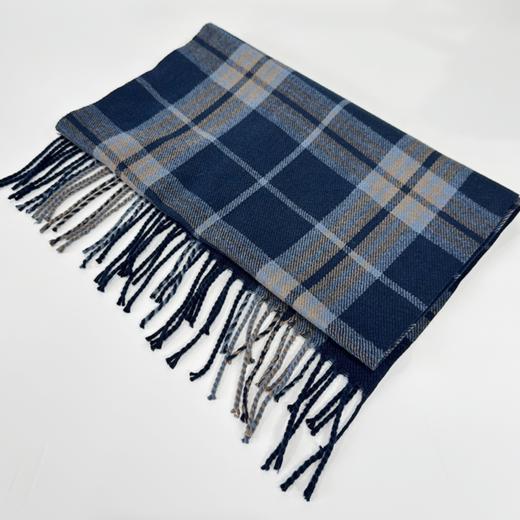 壁虎瑜伽【2512PJ459】羊绒手感新年格子围巾 （5天发货） 商品图8