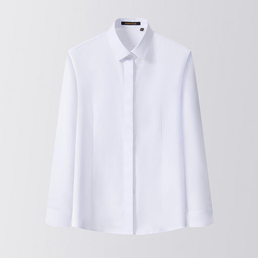 【含桑蚕丝莫代尔】罗蒙女士长袖衬衫优雅干练日常通勤舒适长袖衬衣 商品图7