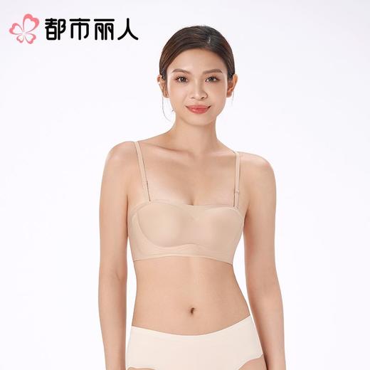 都市丽人女士内衣泳布文胸树脂胶圈三排四扣LBC1B6 商品图1