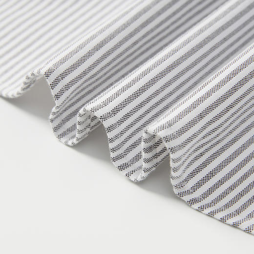 罗蒙男士长袖条纹衬衫时尚休闲舒适有型百搭日常简约长袖衬衣 商品图11